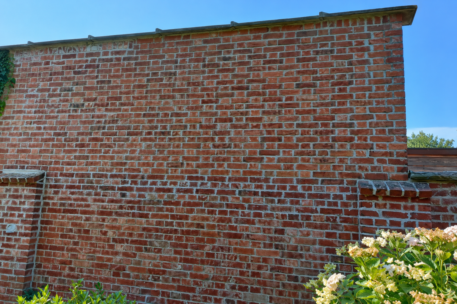 Muur na gevelrenovatie